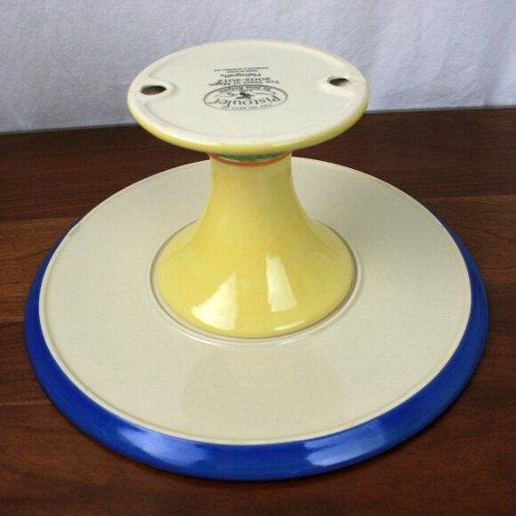 Pfaltgraff The Secrets of Pistouler 12" Cake Plate in Multicolor 2002-2012 - Picture 6 of 8